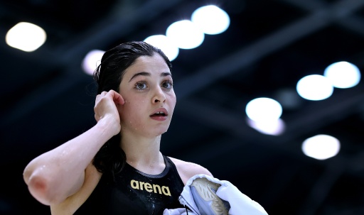 Yusra Mardini competed for the refugee team at the Rio de Janeiro 2016 and Tokyo 2020 Olympics — Ronny Hartmann / AFP