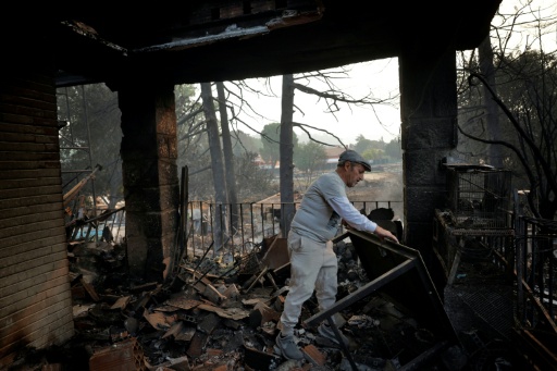 The Spanish fires have left behind a trail of destruction — Oscar DEL POZO / AFP