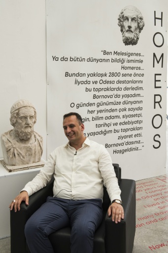Homer's 'story is also ours', the mayor of Bornova, Omer Eski, says — Ahmet Ayberk Cimen / AFP