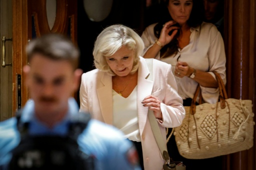 "Délinquante", "privilégiée": la gauche étrille Marine Le Pen, Macron refuse de commenter