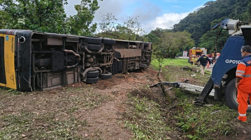 Al menos ocho muertos en accidente de autobús en Brasil