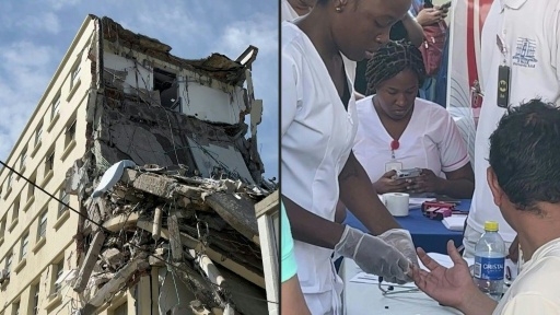 La solidaridad moviliza a cientos de donantes en un hospital afectado por el terremoto en Cali