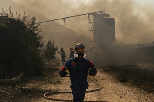 Greece contains new wind-driven fire near Athens