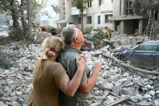 Russia has ramped up its strikes on towns and cities across Ukraine — YURIY DYACHYSHYN / AFP