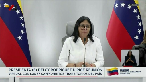 Presidenta de Venezuela pide al rey de Inglaterra liberar oro venezolano para atender sismo