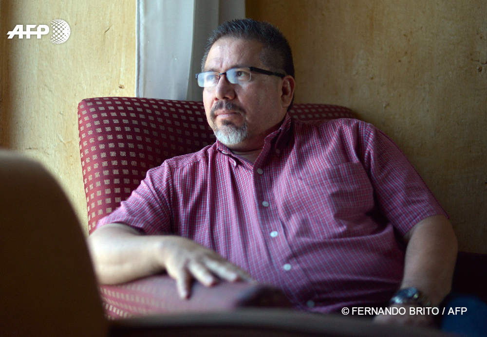 Portrait de Javier Valdez, daté du 23 mai 2013. © FERNANDO BRITO / AFP