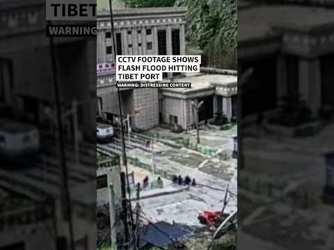 CCTV footage shows flash flood hitting Tibet port | AFP