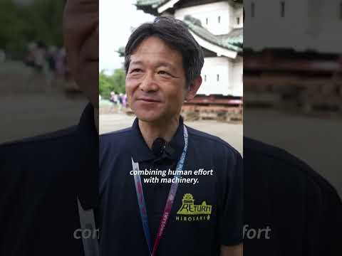 Thousands move Japan’s historic Hirosaki castle with ropes | AFP