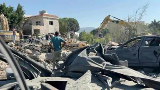 Al menos 12 muertos en una andanada de bombardeos israelíes en Líbano
