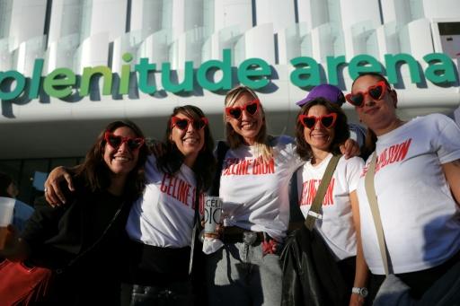 Around 30,000 fans flocked to the Plenitude Arena on the western edge of the French capital for the sold-out show — Thomas SAMSON / AFP
