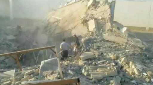 Una imagen difundida el 7 de septiembre de 2026 por las fuerzas hutíes apoyadas por Irán en la que aseguran se ve los daños ocasionados en la prisión de Al Hazm, en la provincia yemení de Jawf — - / AFP