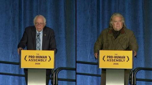 Bernie Sanders and Steve Bannon warn of AI dangers in rare moment of left-right alignment