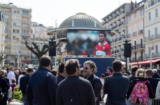 Les funérailles de Federico Martin Aramburu à Biarritz, dans les Pyrénées-Atlantiques, le 26 mars 2022 — Thibault SOUNY / AFP