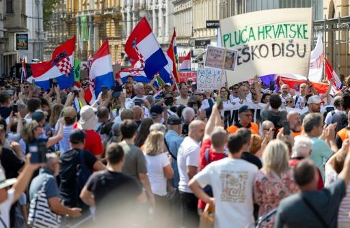 Decenas de miles de manifestantes protestan contra vertido de desechos en Croacia