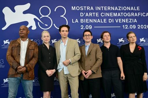 El equipo de "Primetime" en la Mostra de Venecia, el 5 de septiembre de 2026 — Stefano Rellandini / AFP