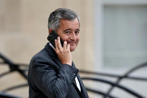 Le ministre de la Justice Gérald Darmanin, à la sortie du Conseil des ministres à l'Elysée, le 31 août 2026 — SIMON WOHLFAHRT / AFP