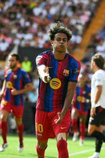 Lamine Yamal lidera la goleada 5-0 del Barça al Valencia