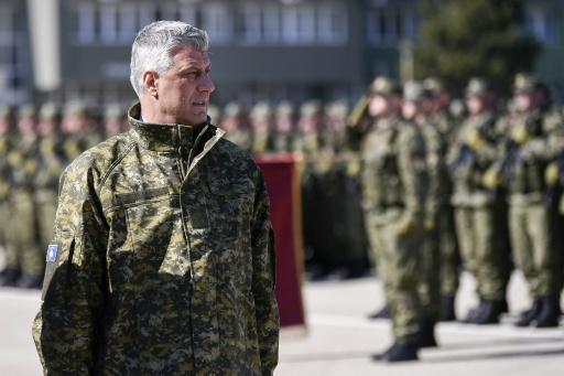 Thaci went on to lead the country before his fall from grace — Armend NIMANI / AFP