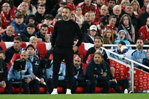 Spurs in 'tough moment' after League Cup exit as De Zerbi says sorry
