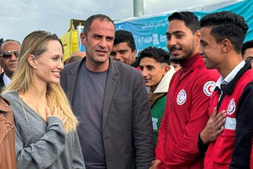 Verband: Hollywood-Star Angelina Jolie besucht überraschend ukrainische Stadt Charkiw