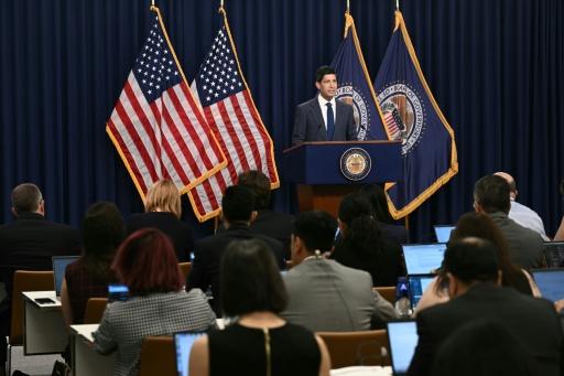 Le président de la réserve fédérale américaine (Fed) Kevin Warsh, le 29 juillet 2026 à Washington — Brendan SMIALOWSKI / AFP