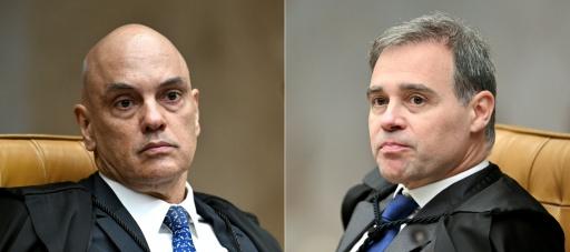 Alexandre de Moraes e André Mendonça, os ministros em guerra no STF