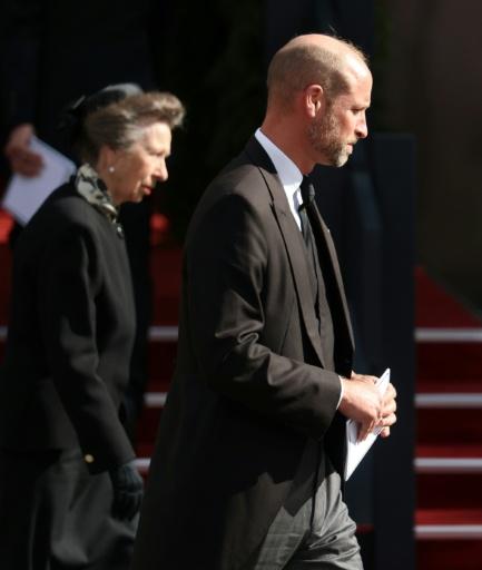 La princesa Ana y el príncipe Guillermo de Gales, presentes en el funeral del rey Harald V de Noruega, en la Catedral de Oslo, el 9 de septiembre de 2026 — Odd Andersen / AFP