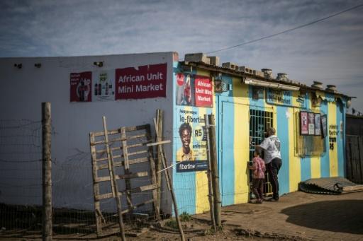 Many small township convenience stores, known as spaza shops, are run by foreign nationals — MARCO LONGARI / AFP