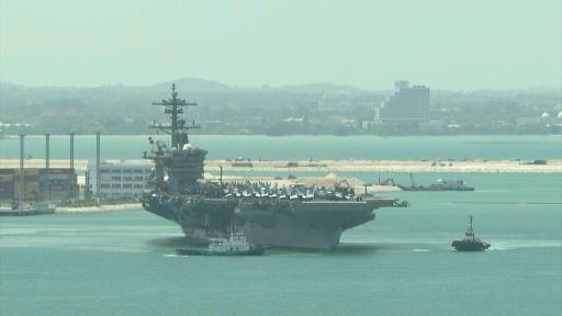 US aircraft carrier departs Thailand after port call