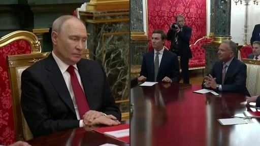 Putin discute guerra na Ucrânia com enviados dos EUA