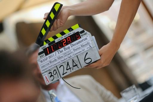 Des poids lourds de l'industrie mondiale du cinéma et de l'audiovisuel se retrouvent à Saint-Paul-de-Vence (sud) pour un sommet inédit initié par la France, qui espère "de nouvelles alliances" et des "actions concrètes" pour soutenir le 7e art — Tiziana FABI / AFP