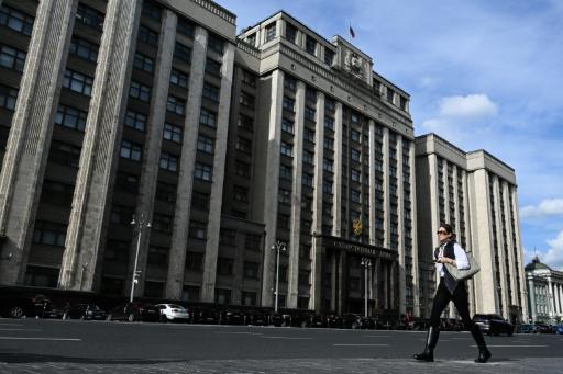 Le bâtiment de la Duma, chambre basse du Parlement russe, à Moscou le 14 septembre 2026 — Igor IVANKO / AFP