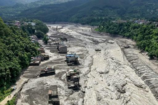 Flash floods in Nepal left a path of destruction — Prabin RANABHAT / AFP