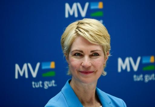 La ministre-présidente du Land de Mecklembourg-Poméranie-Occidentale, Manuela Schwesig, participe à une conférence de presse, le 7 juillet 2026 à Berlin — Tobias SCHWARZ / AFP