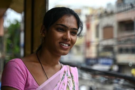 Bhukya Ahalya à Hyderabad le 27 août 2026 — Noah SEELAM / AFP