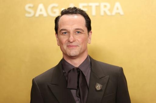 Welsh actor Matthew Rhys could earn his first comedy Emmy for 'Widow's Bay' — Patrick T. Fallon / AFP