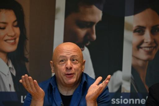 Le chef Thierry Marx, président sortant de l'Umih, le 28 octobre 2022, à Paris — Emmanuel DUNAND / AFP