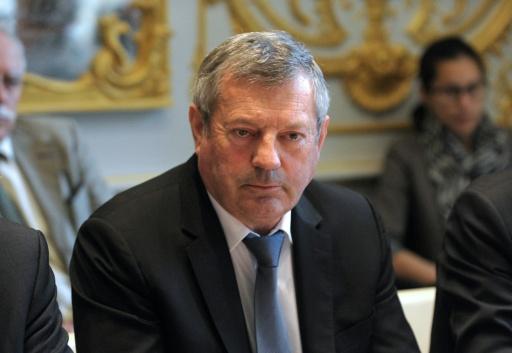 Roland Héguy, ancien président de l'Umih, le 9 juillet 2014, à Paris — Eric PIERMONT / AFP
