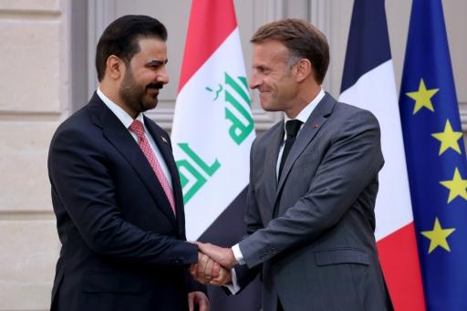 ماكرون والزيدي يدعوان إلى تنويع مسارات الطاقة في الشرق الأوسط