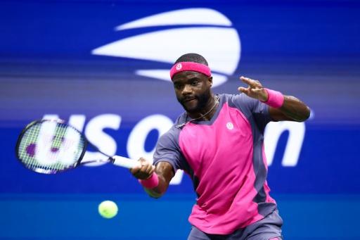Frances Tiafoe was knocked out of the US Open semi-finals by compatriot Ben Shelton — CHARLY TRIBALLEAU / AFP