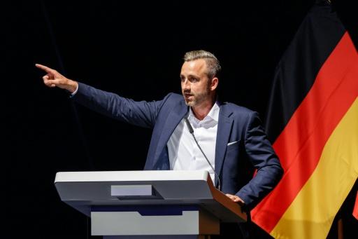 Ulrich Siegmund, the far-right AfD's main candidate in the Saxony-Anhalt state election — Jens SCHLÜTER / AFP