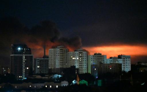 Air alerts were active in a dozen regions across Ukraine by 5:30 am (0230 GMT) — Sergei SUPINSKY / AFP