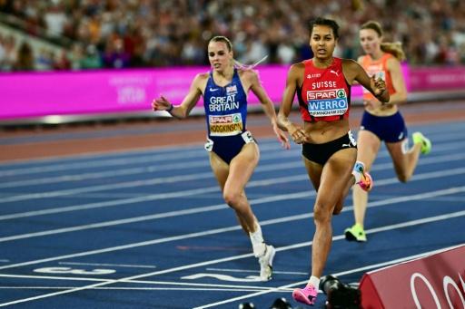 The Ultimate Championship will feature a rematch of Britain's Keely Hodgkinson, Switzerland's Audrey Werro and Femke Broeders-Bol of the Netherlands in the women's 800m final — Ben STANSALL / AFP
