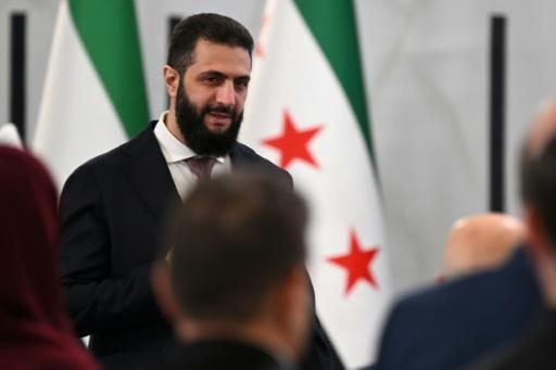 El presidente sirio Ahmad al Shara, el 12 de mayo de 2026 en Damasco. — LOUAI BESHARA / AFP