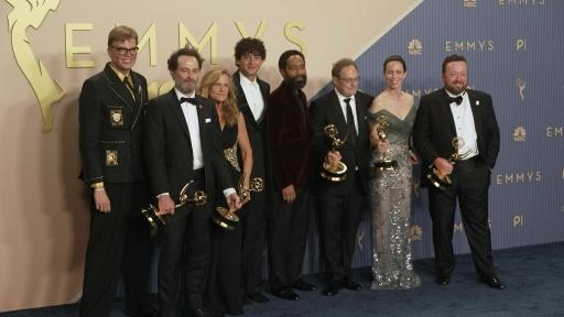 'Widow's Bay' and 'The Pitt' win big at Emmy Awards